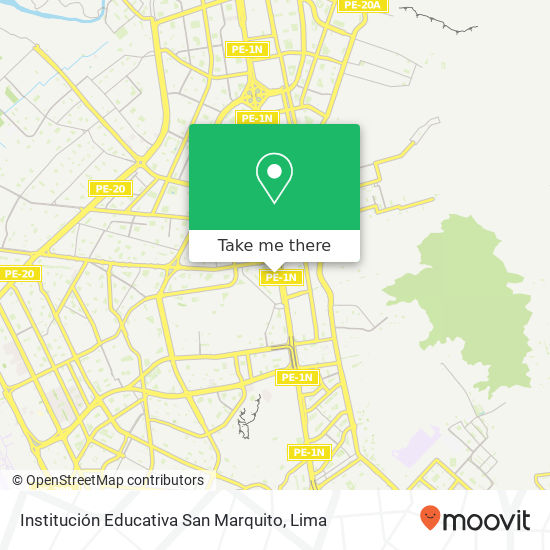 Institución Educativa San Marquito map