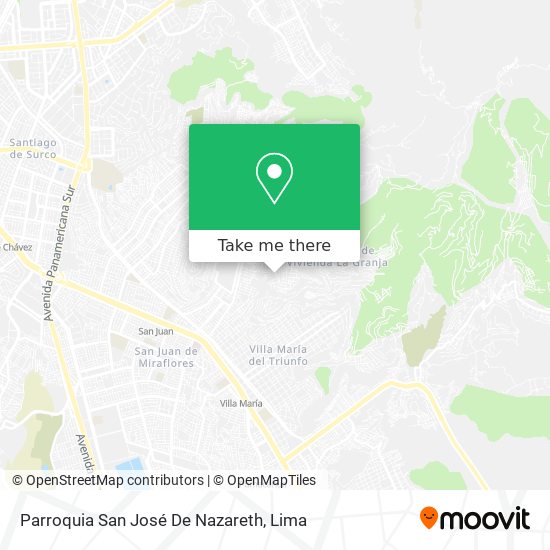 Parroquia San José De Nazareth map