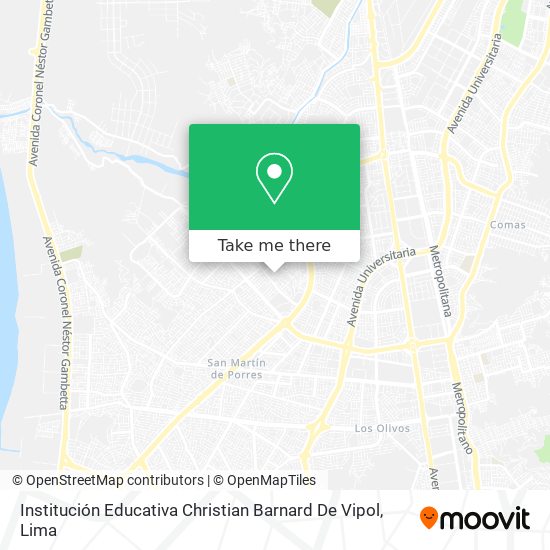 Institución Educativa Christian Barnard De Vipol map
