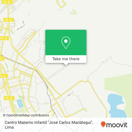 Centro Materno Infantil "José Carlos Mariátegui" map