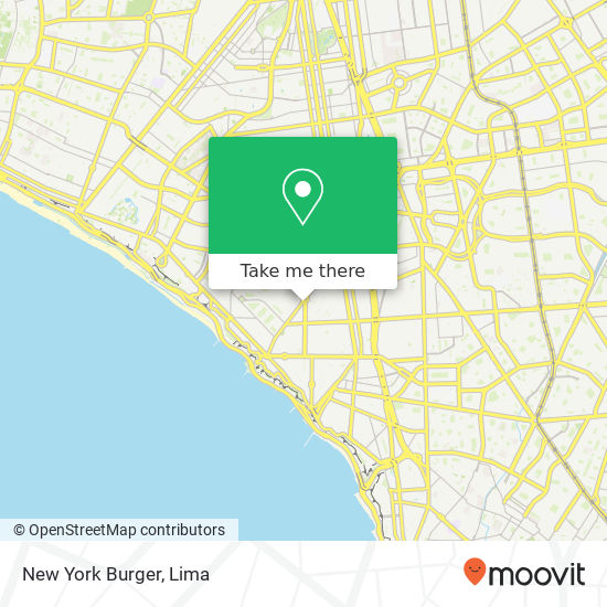 Mapa de New York Burger