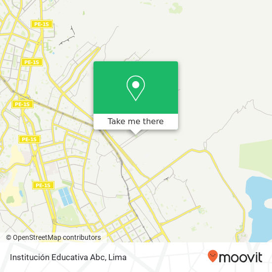 Institución Educativa Abc map