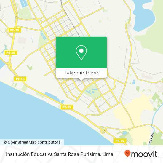 Institución Educativa Santa Rosa Purisima map