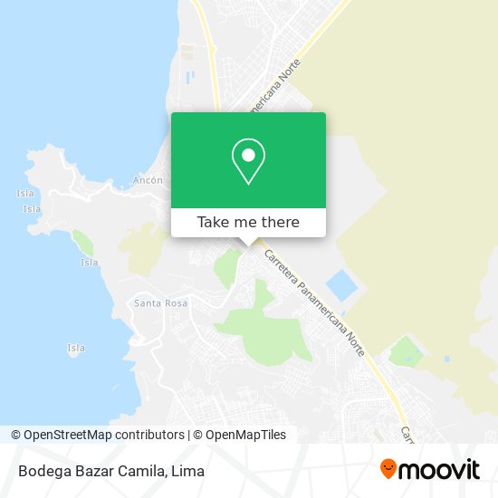 Bodega Bazar Camila map