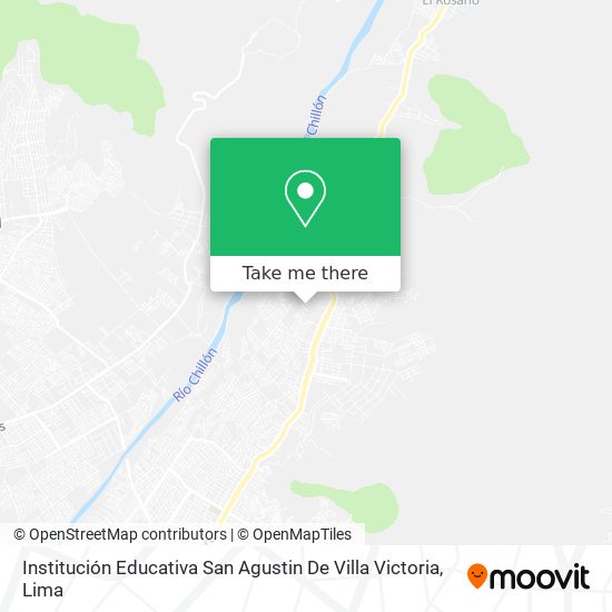 Institución Educativa San Agustin De Villa Victoria map