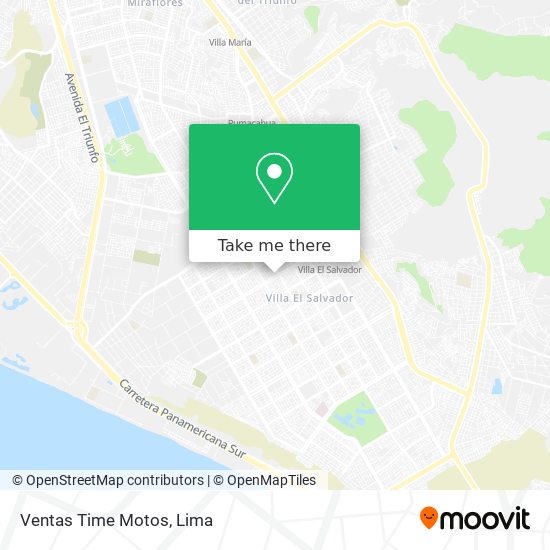 Ventas Time Motos map