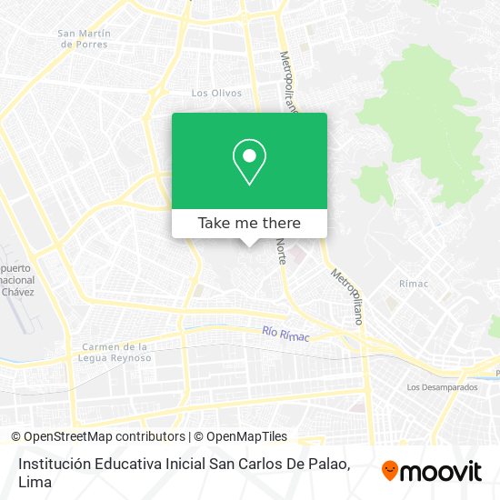 Institución Educativa Inicial San Carlos De Palao map