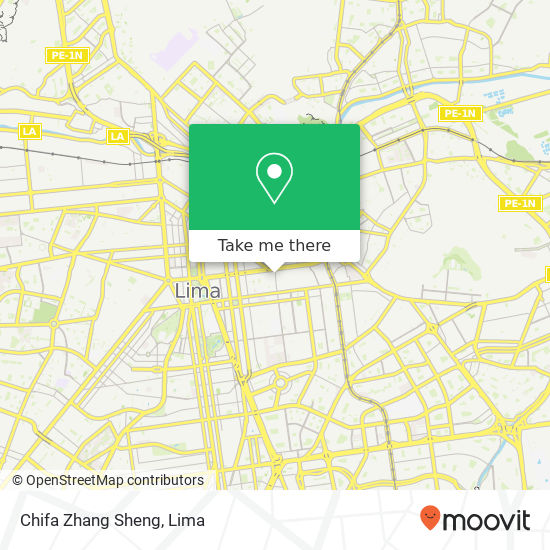 Chifa Zhang Sheng map