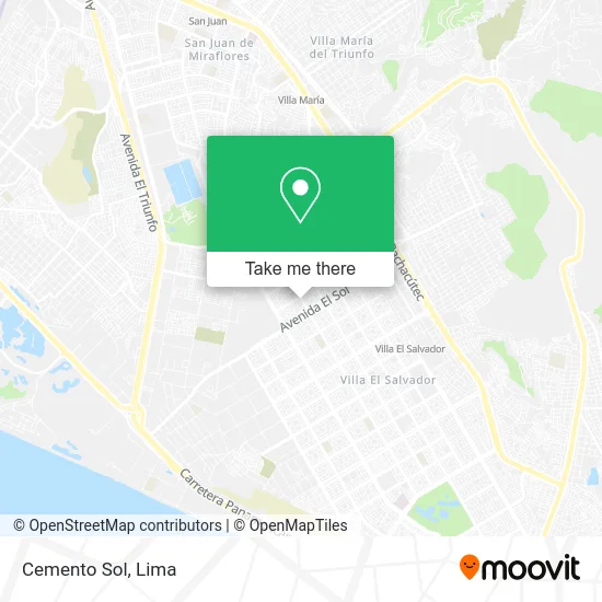 Cemento Sol map