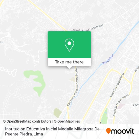 Institución Educativa Inicial Medalla Milagrosa De Puente Piedra map