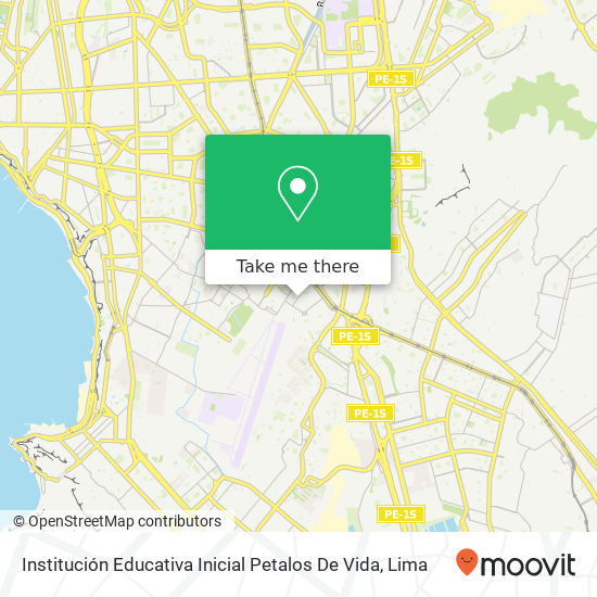 Institución Educativa Inicial Petalos De Vida map