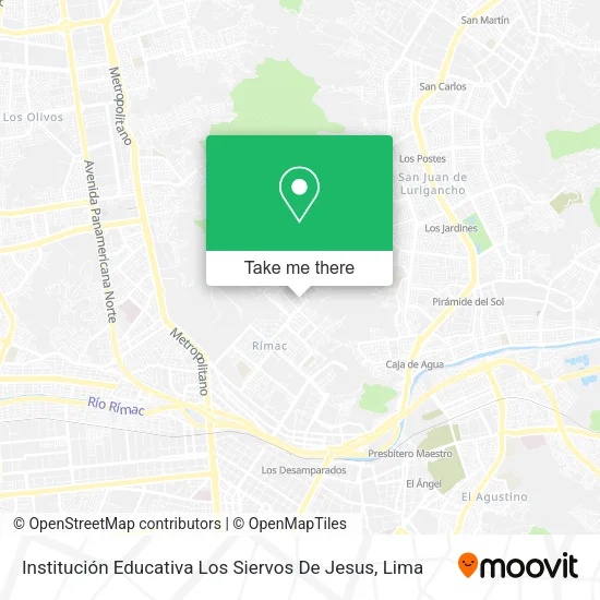 Institución Educativa Los Siervos De Jesus map