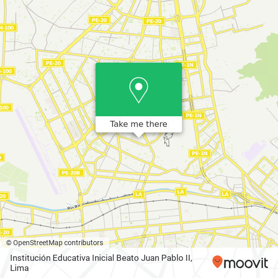 Institución Educativa Inicial Beato Juan Pablo II map