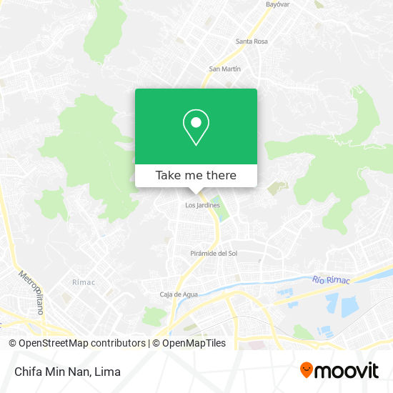 Chifa Min Nan map