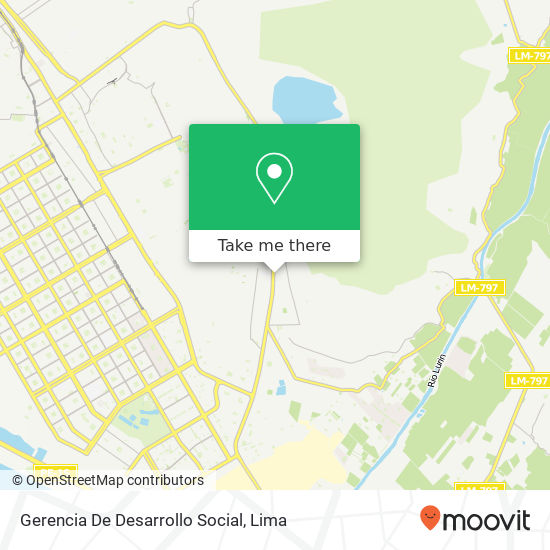 Gerencia De Desarrollo Social map