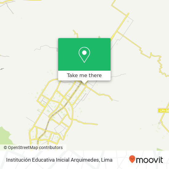 Institución Educativa Inicial Arquimedes map