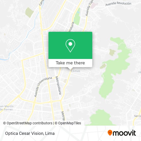 Optica Cesar Vision map