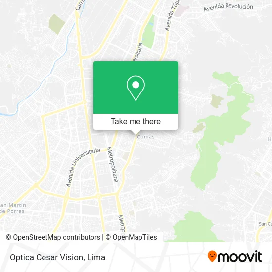 Optica Cesar Vision map
