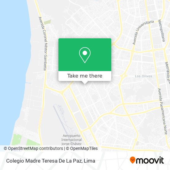 Colegio Madre Teresa De La Paz map