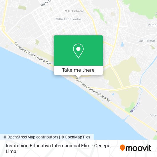 Mapa de Institución Educativa Internacional Elim - Cenepa