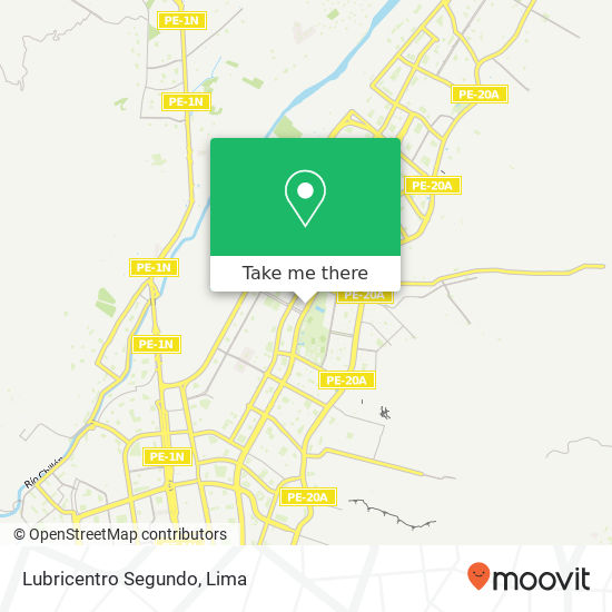 Lubricentro Segundo map