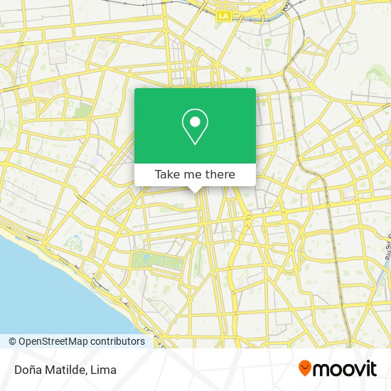Doña Matilde map