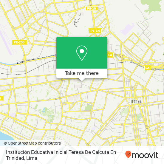Institución Educativa Inicial Teresa De Calcuta En Trinidad map