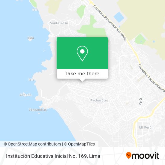 Institución Educativa Inicial No. 169 map
