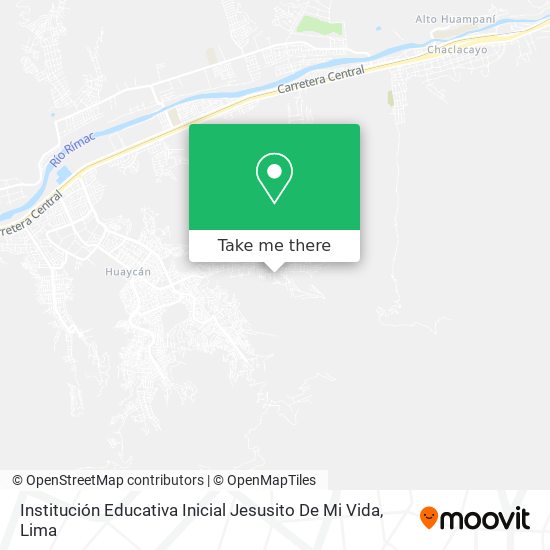 Mapa de Institución Educativa Inicial Jesusito De Mi Vida
