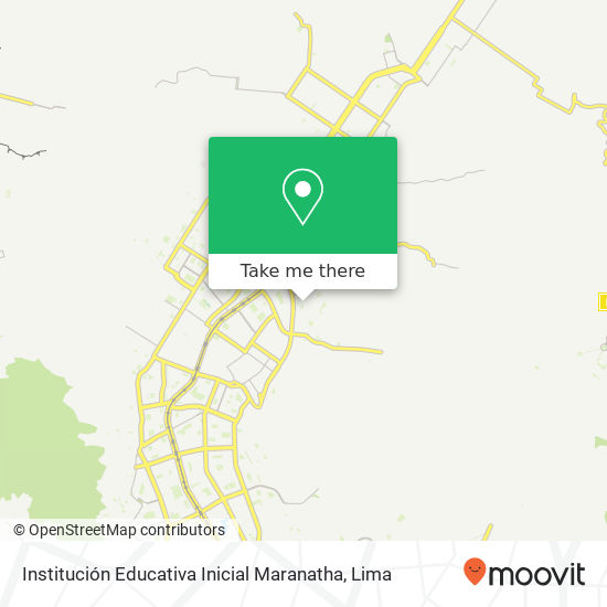 Institución Educativa Inicial Maranatha map