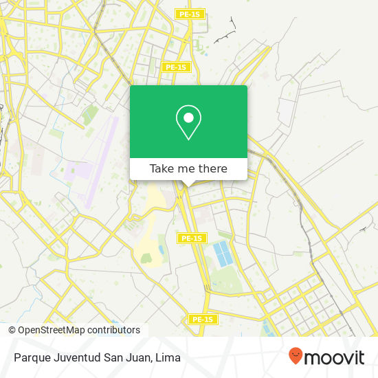 Parque Juventud San Juan map