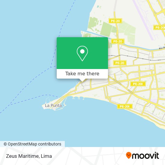 Zeus Maritime map