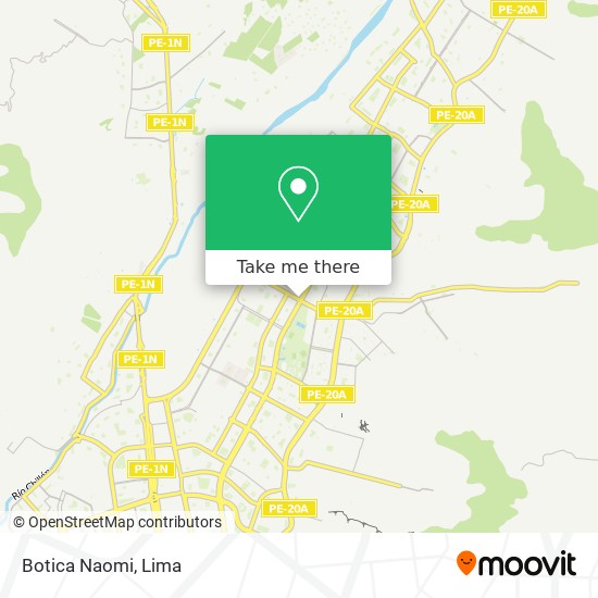 Botica Naomi map