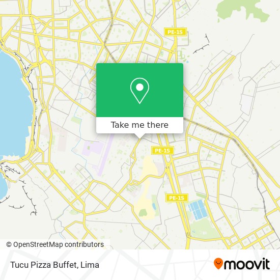 Tucu Pizza Buffet map