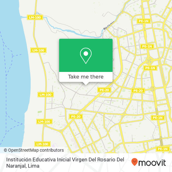 Institución Educativa Inicial Virgen Del Rosario Del Naranjal map