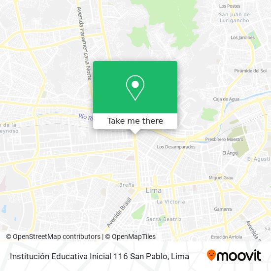 Institución Educativa Inicial 116 San Pablo map