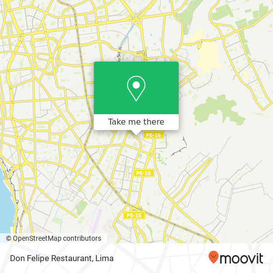 Don Felipe Restaurant map