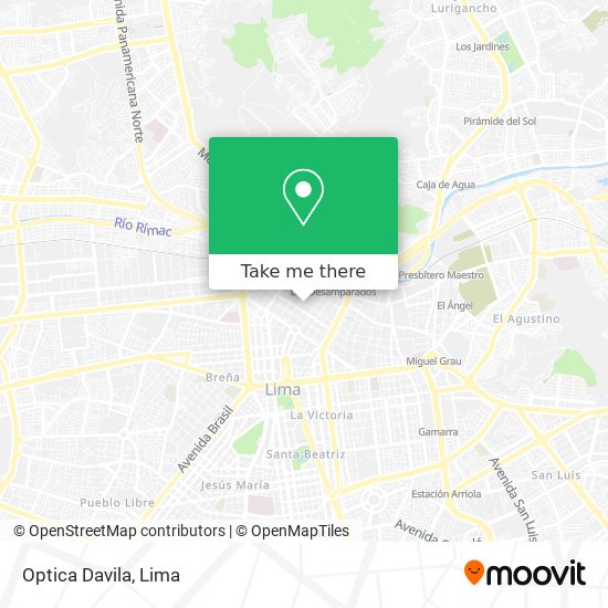 Optica Davila map