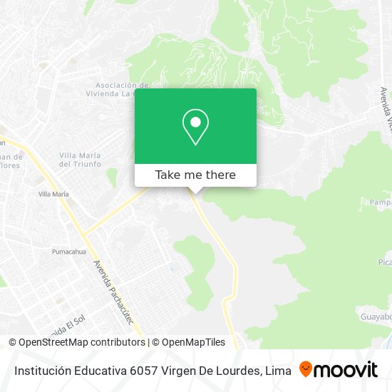 Institución Educativa 6057 Virgen De Lourdes map