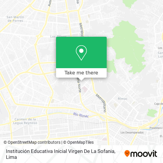 Institución Educativa Inicial Virgen De La Sofania map