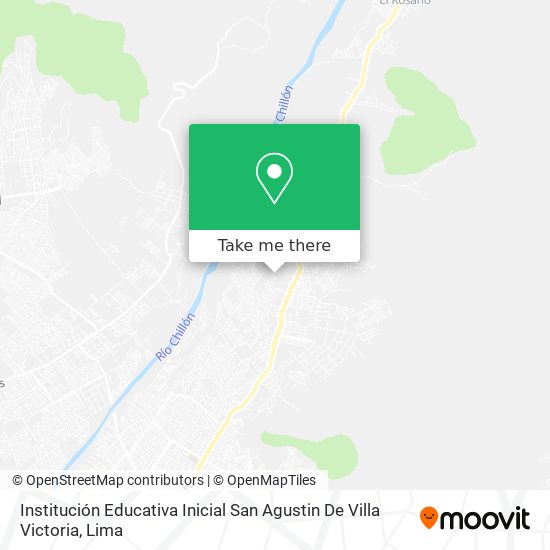 Institución Educativa Inicial San Agustin De Villa Victoria map