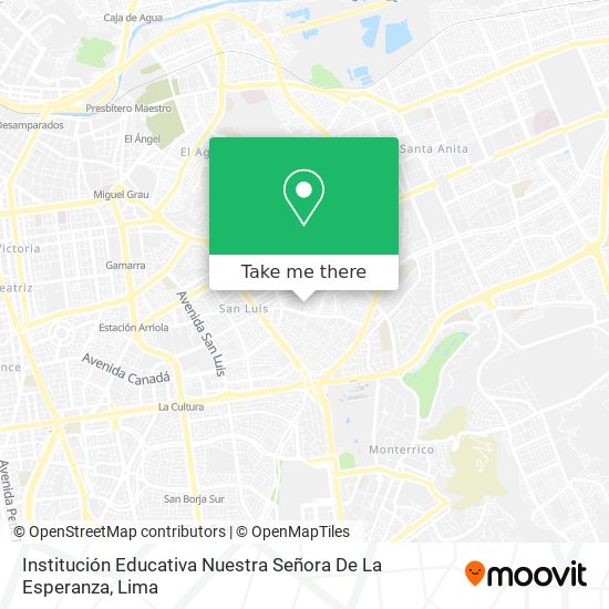 Institución Educativa Nuestra Señora De La Esperanza map