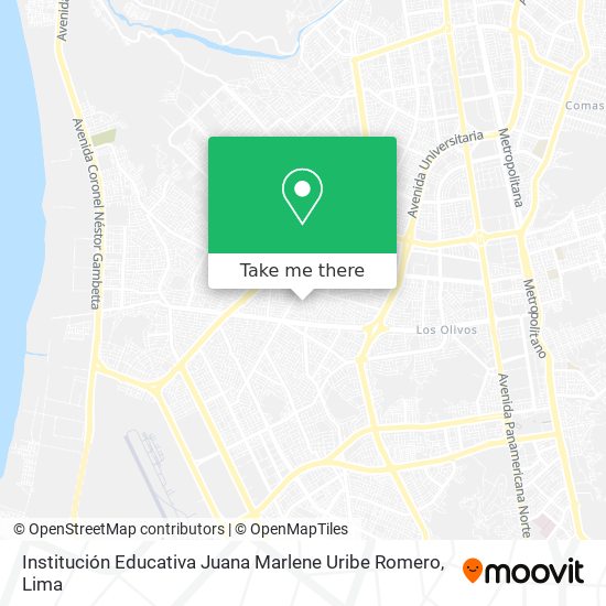 Institución Educativa Juana Marlene Uribe Romero map