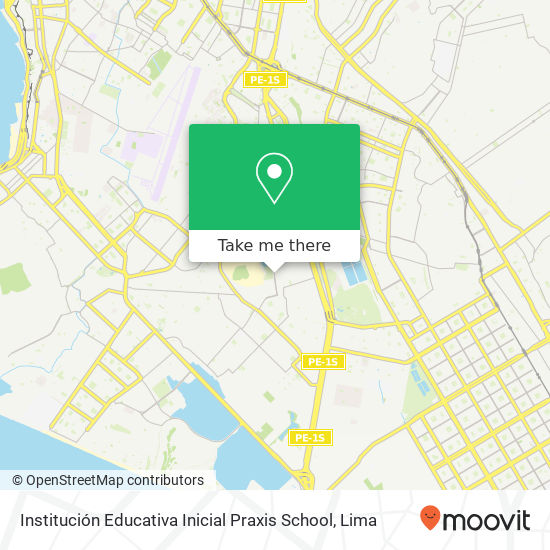 Institución Educativa Inicial Praxis School map