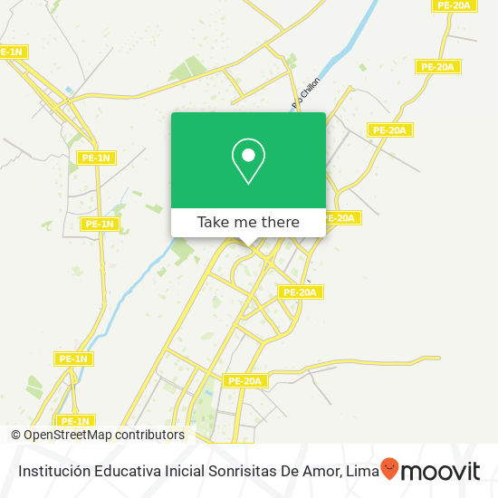 Institución Educativa Inicial Sonrisitas De Amor map