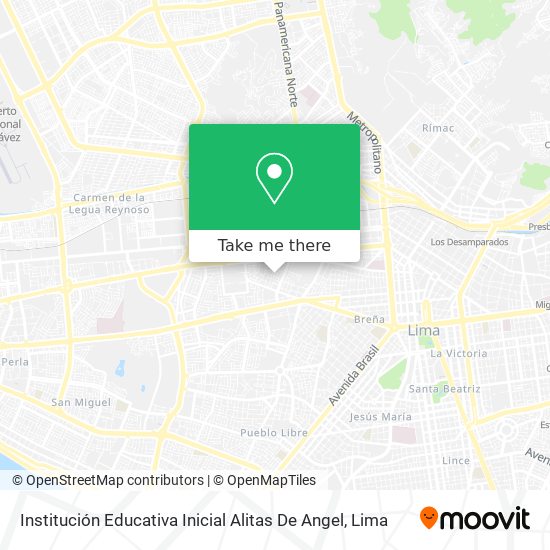 Institución Educativa Inicial Alitas De Angel map
