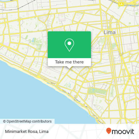 Minimarket Rosa map