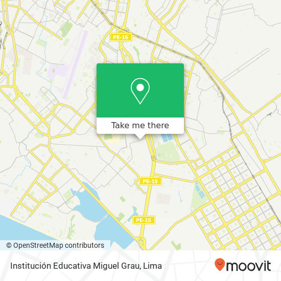 Institución Educativa Miguel Grau map