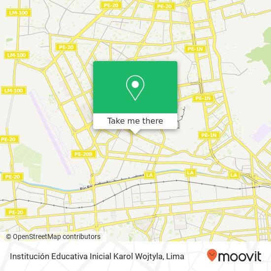 Institución Educativa Inicial Karol Wojtyla map