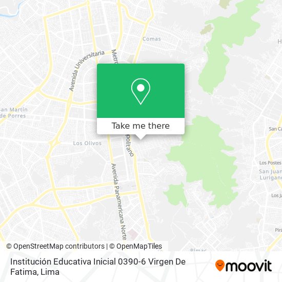 Institución Educativa Inicial 0390-6 Virgen De Fatima map